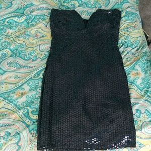 Black sequin dress